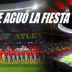 La afición del Atlético confía en pasar a cuartos de la Champions