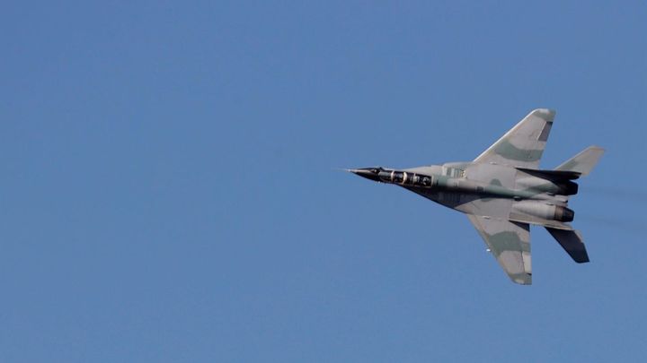 Avión español en Bulgaria / EFE