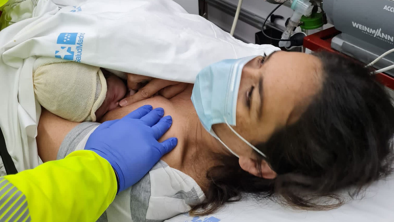 Parto en un centro de acogida del Samur Social