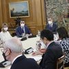El rey Felipe VI preside en la Zarzuela la reunión del Consejo de Seguridad Nacional para analizar la situación en Ucrania