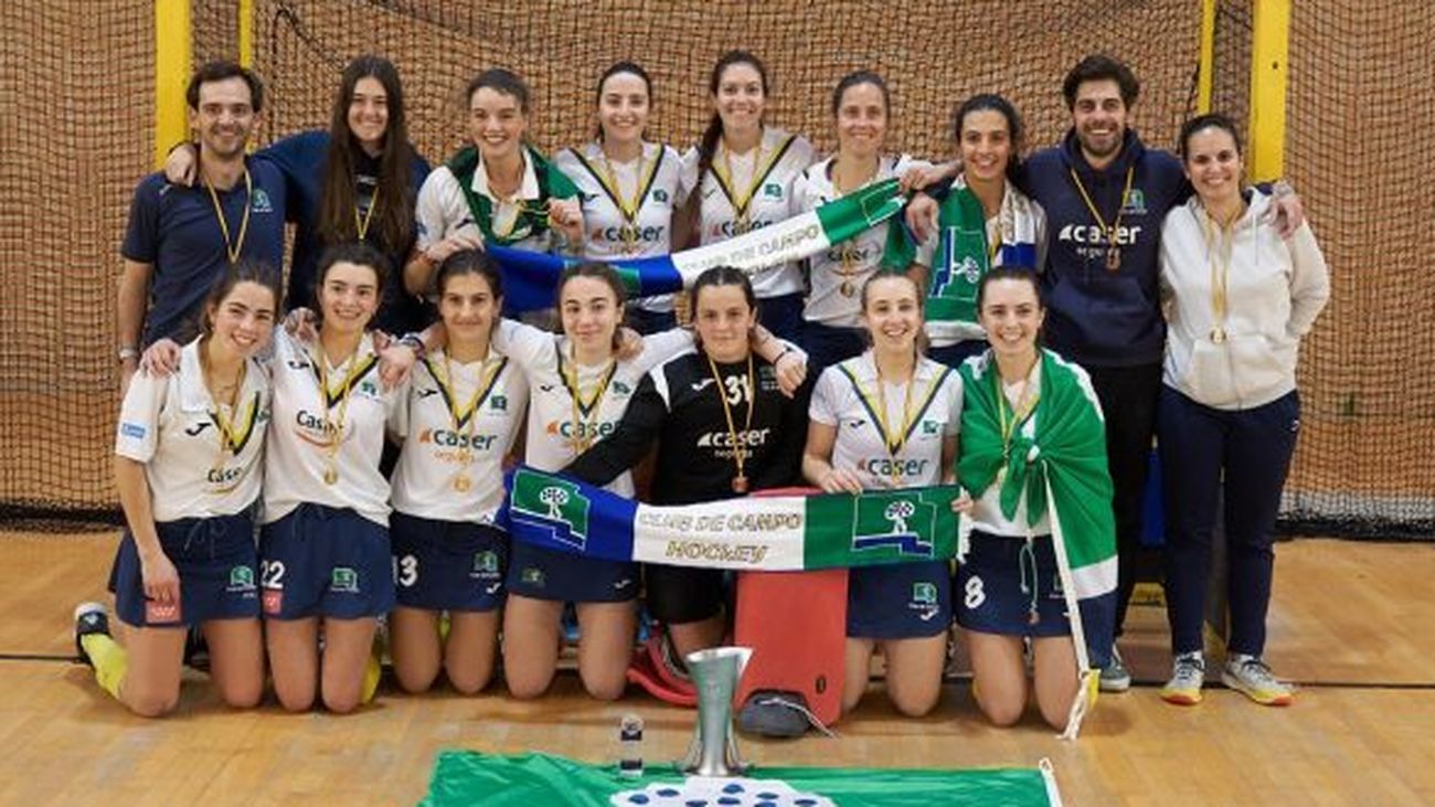 El Club de Campo, campeón de España de hockey sala femenino