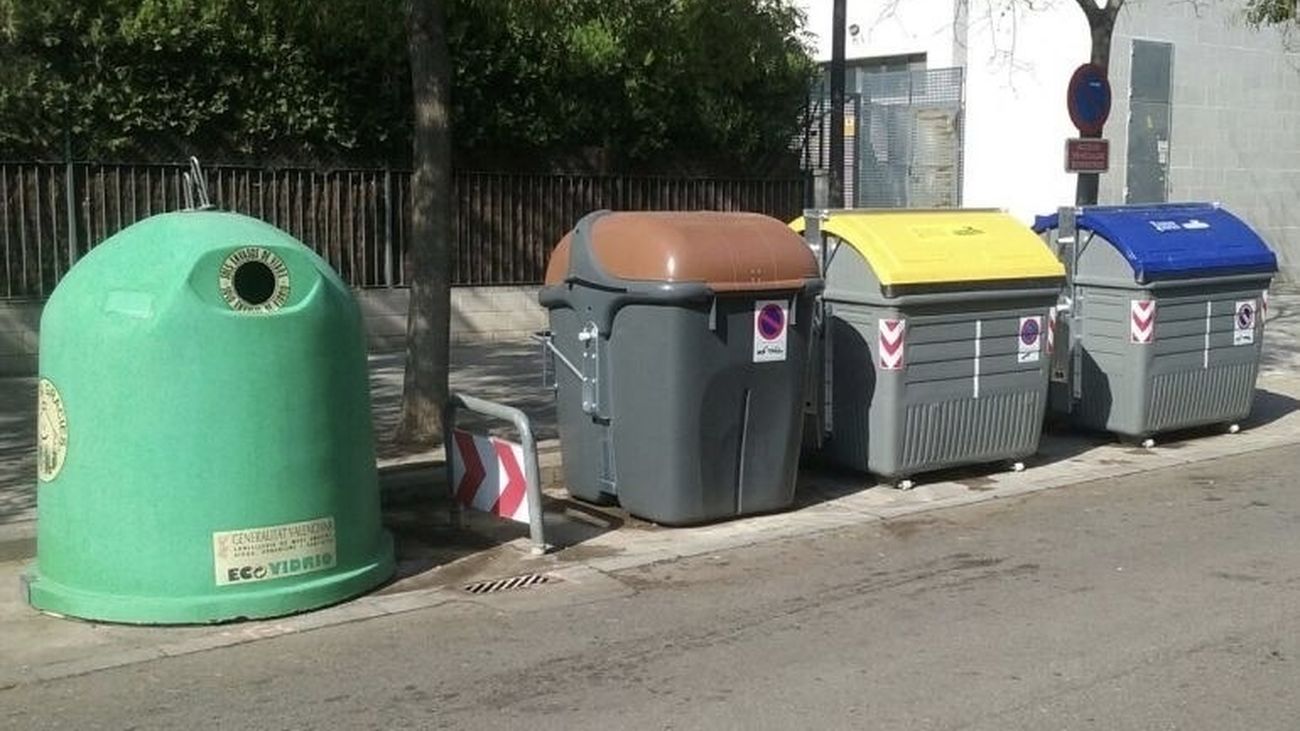 Contenedores de reciclaje