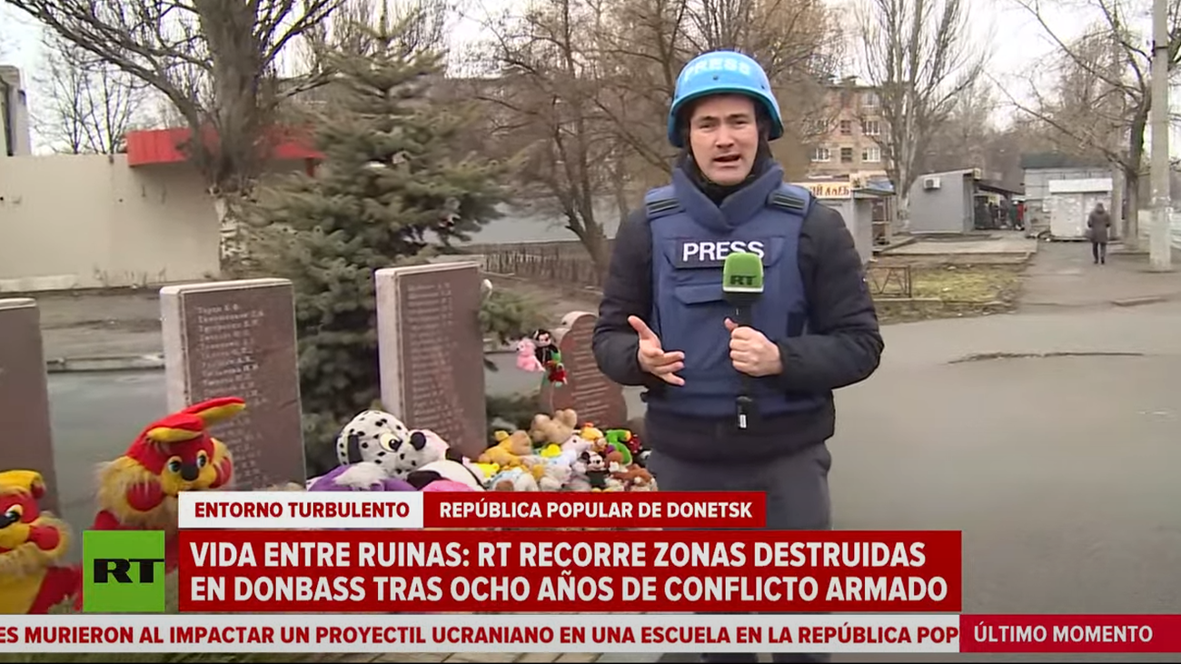 Captura de la emisión del canal RT en español