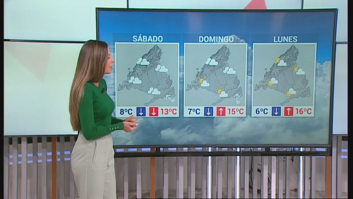 Mapas del tiempo para el fin de semana de Carnaval / TELEMADRID
