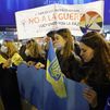 Cientos de personas se manifiestan en Madrid contra la guerra: "Ni Putin ni OTAN"