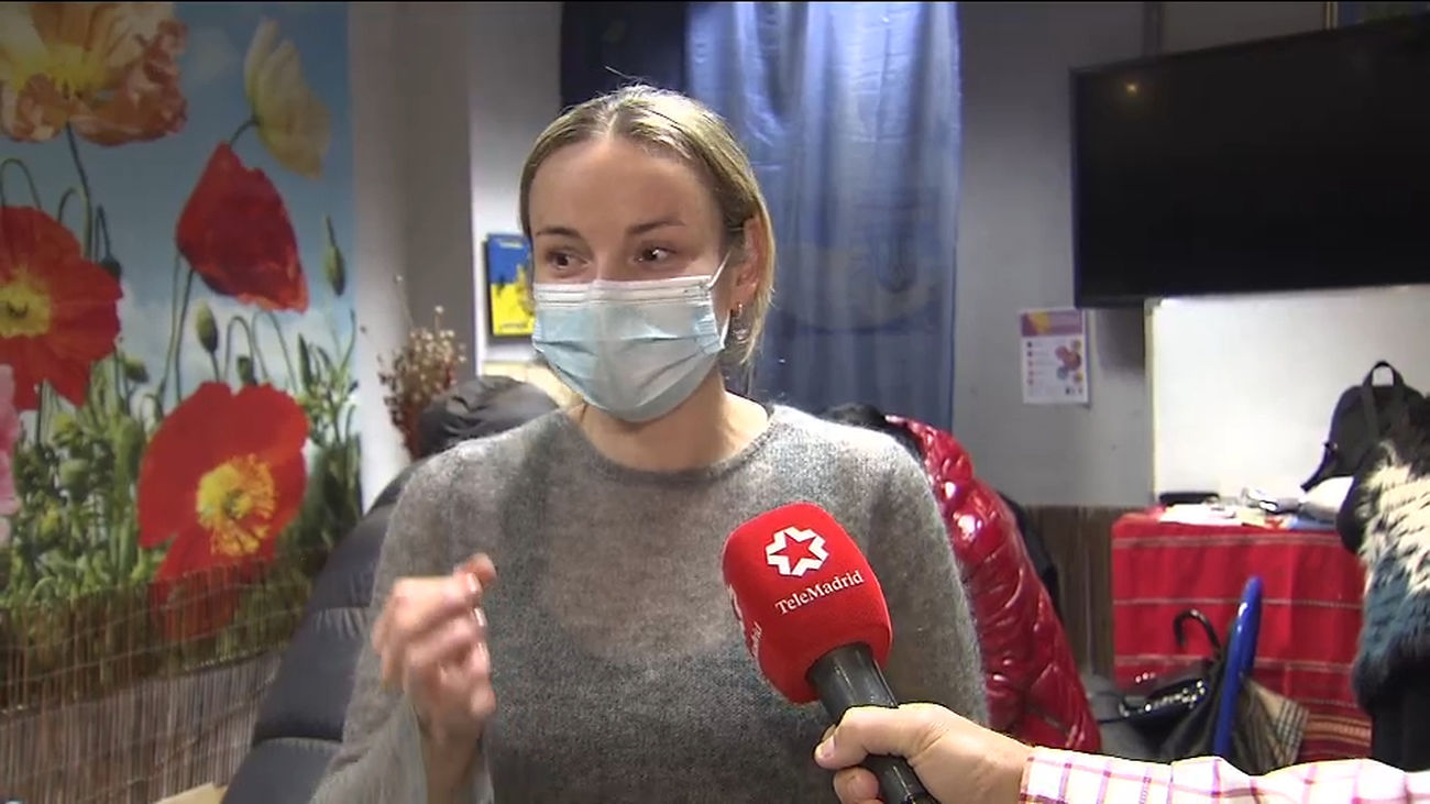 Ucranianos en Madrid se movilizan para enviar material sanitario