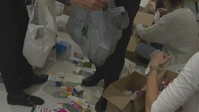 Los madrileños responden a la llamada a la solidaridad con Ucrania