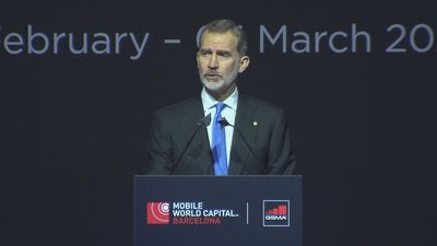 Felipe VI critica la "inaceptable agresión" a Ucrania en la cena inaugural del MWC