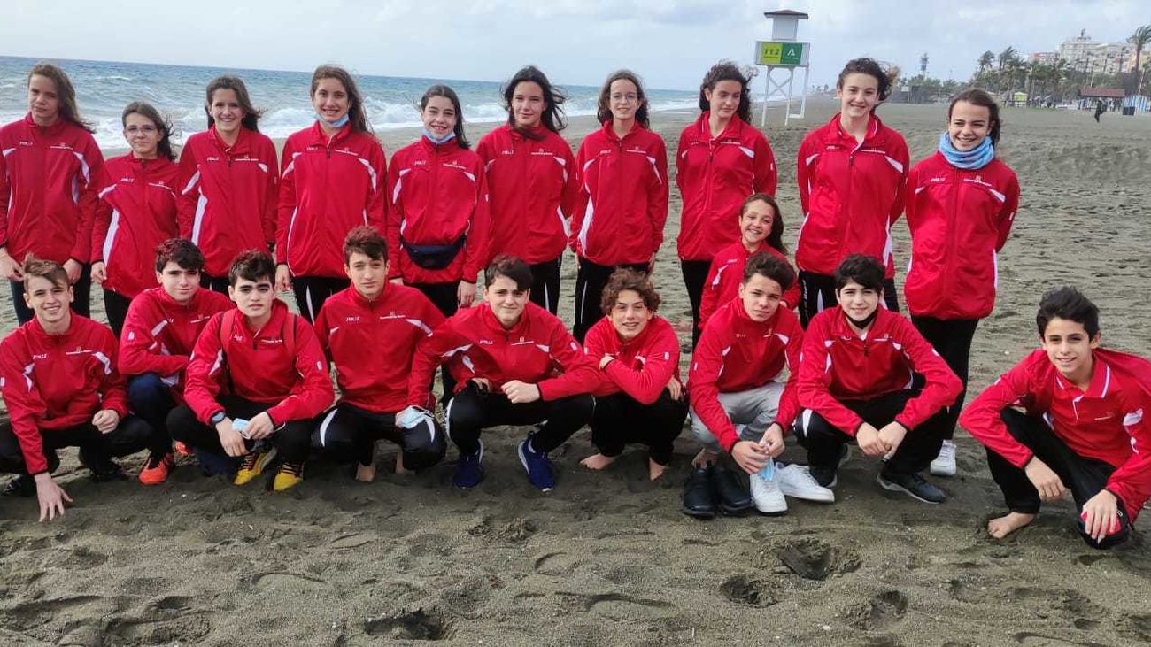 Selección masculina y femenina de Madrid de natación