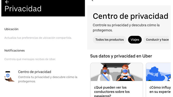 Captura de pantalla Uber 1 / REDACCIÓN