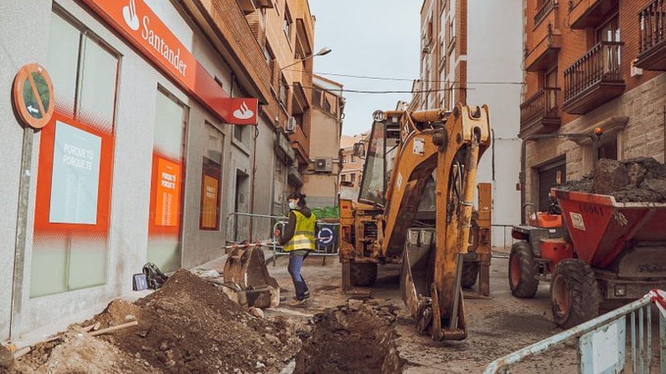 Inicio de las obras en el centro de Colmenar Viejo