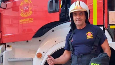 Lorenzo Pérez, un bombero de Leganés que puede hacer historia en el 'Hall of Fame'