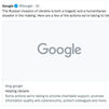 Google se vuelca con Ucrania