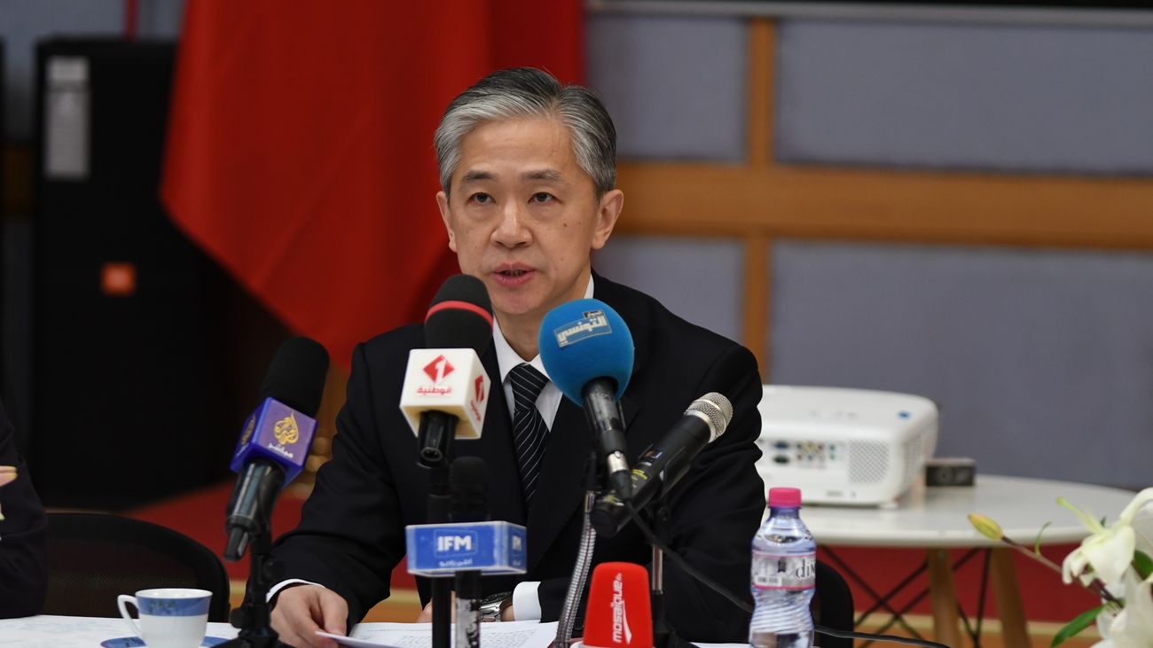 El portavoz del Ministerio de Asuntos Exteriores de China, Wang Wenbin