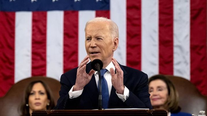 Biden en su primer discurso sobre el estado de la Unión, / EFE