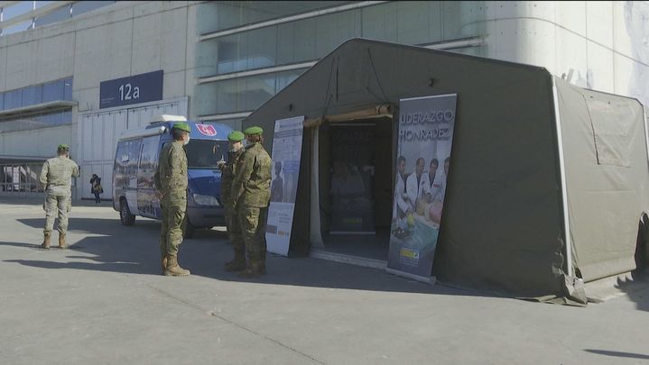 Quirófano del Ejército en AULA / TELEMADRID