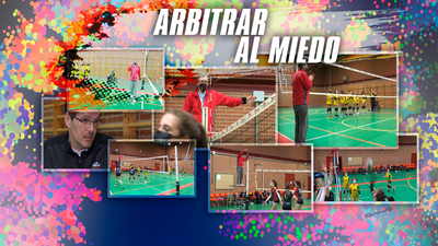 Juan Luis Mateo, árbitro de voleibol, convive con la esclerosis múltiple