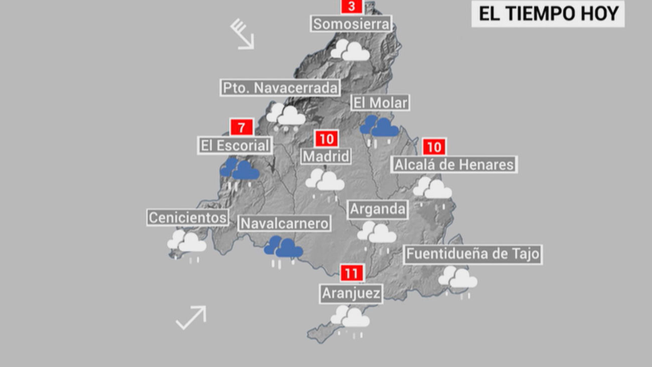 El mapa del tiempo de lo que te espera este jueves en Madrid