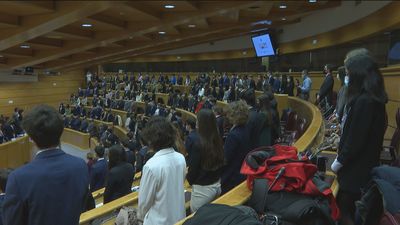 Los jóvenes debaten sobre la guerra de Ucrania en el Senado