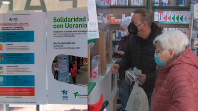 Farmacéuticos de Madrid se vuelcan con los refugiados ucranianos en Polonia