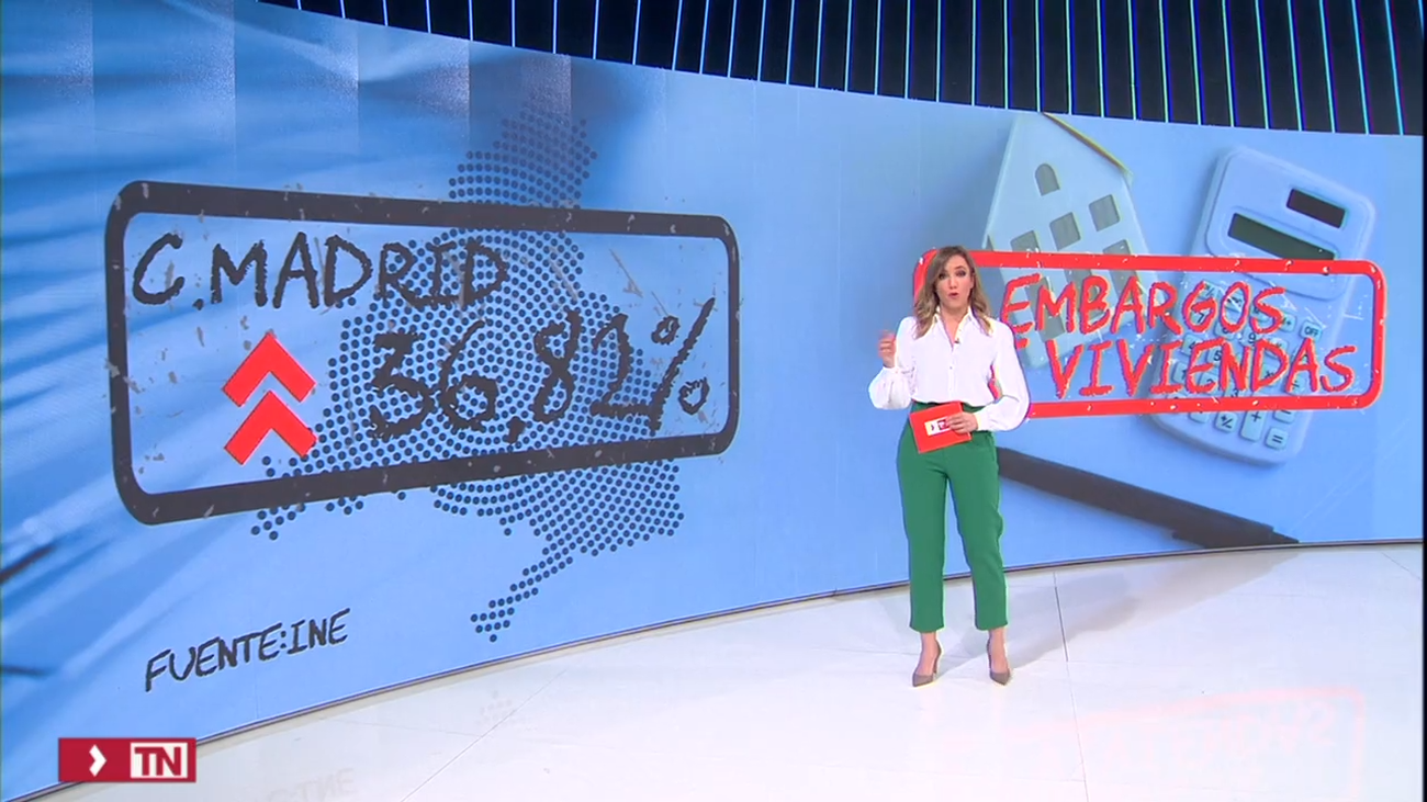 Madrid registró 2.633 embargos en 2021, 1.765 de ellos sobre viviendas