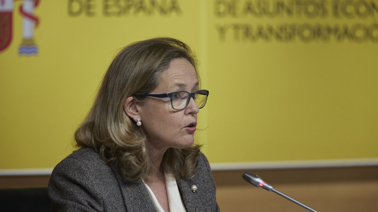 La vicepresidenta primera, Nadia Calviño