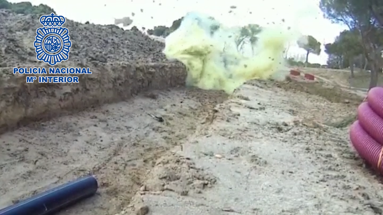 Neutralizan un proyectil de la Guerra Civil localizado en Pozuelo de Alarcón