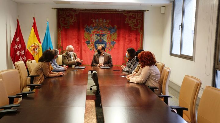 Firma del convenio con Cáritas / AYTO LEGANÉS