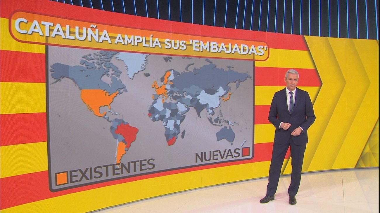 La Generalitat se gastará 12 millones de euros anuales en 'embajadas' catalanas