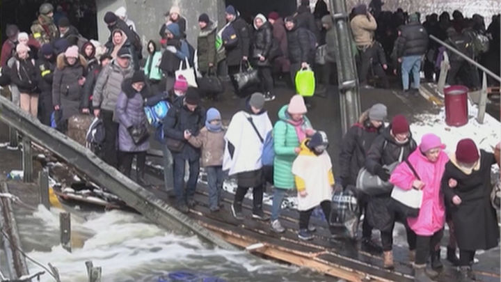Evacuación de la población civil de Ucrania / TELEMADRID