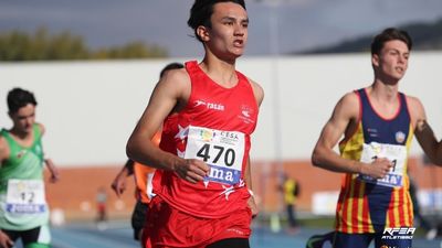 El madrileño Koji Pérez iguala el histórico récord de España sub'18 de 60 metros con 6.79