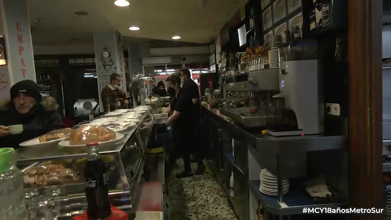 Este bar de la estación de Móstoles Central es el lugar preferido de los usuarios del metro de Madrid