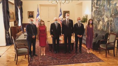 El Rey  y se reúne en Santiago con la colonia española y con presidente saliente, Sebastián Piñera