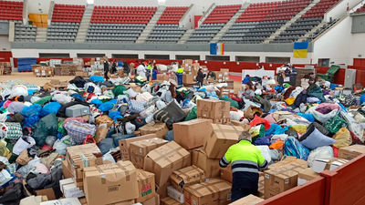 Las Rozas se vuelca con Ucrania: sale el primer convoy con ayuda humanitaria