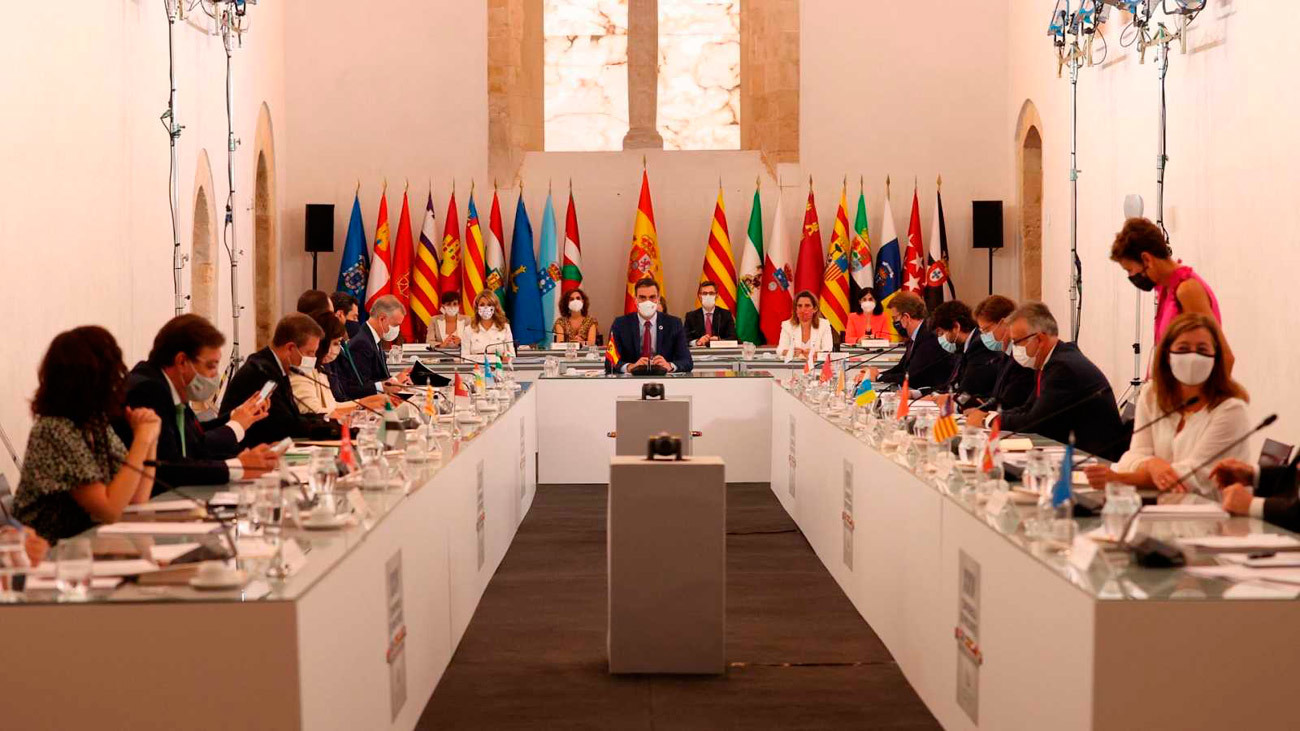 Imagen de la XXI Conferencia de Presidentes celebrada en julio de 2020 en San Miguel de la Cogolla (La Rioja)