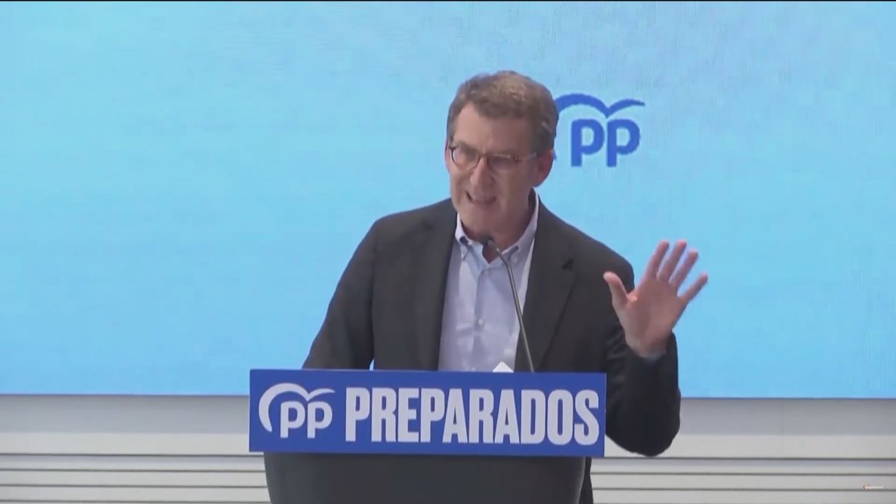 Feijóo: "El Gobierno se está forrando con el incremento de luz y gasolina"