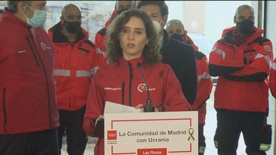Madrid ya ha enviado más de 80.000 kilos de material a Ucrania