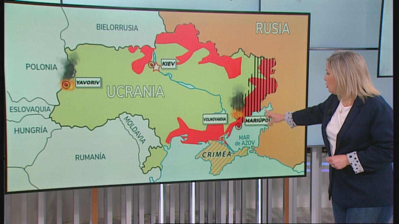 Guerra en Ucrania: el mapa de los últimos ataques de Rusia