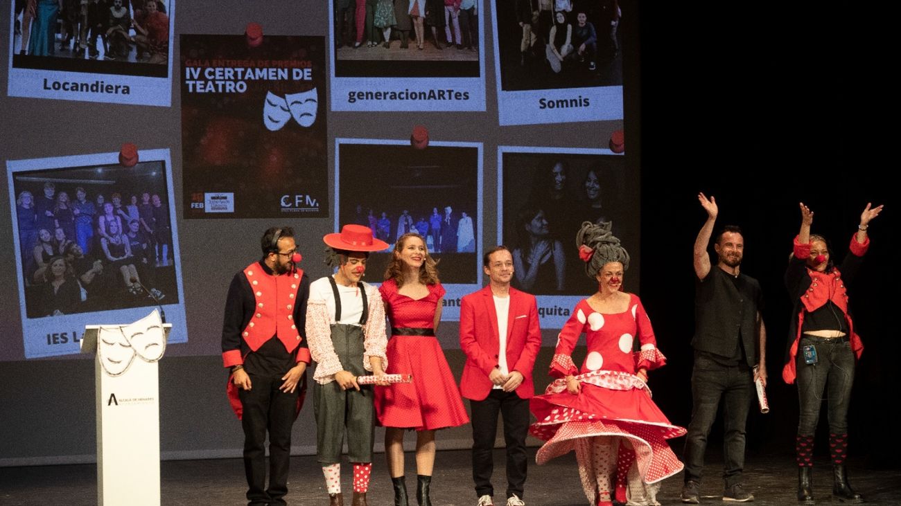 Gala de los premios del IV Certamen de Teatro Juvenil de Alcalá de Henares