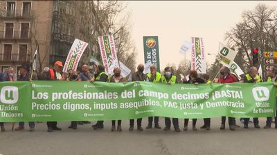 Protesta agraria en Madrid este martes previa a la movilización general del domingo