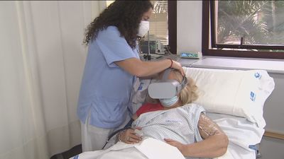 Realidad virtual contra el dolor en el Hospital de Getafe