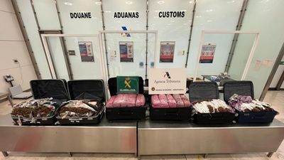 Intentan introducir en Barajas 92 kilos de cocaína africana, conocida como 'hojas de la muerte'
