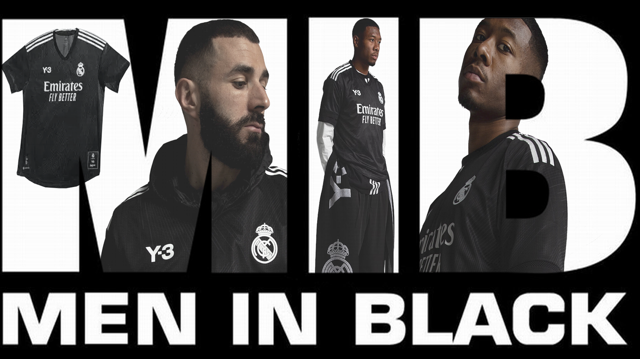 El Real Madrid cambia el blanco por el negro para el clásico