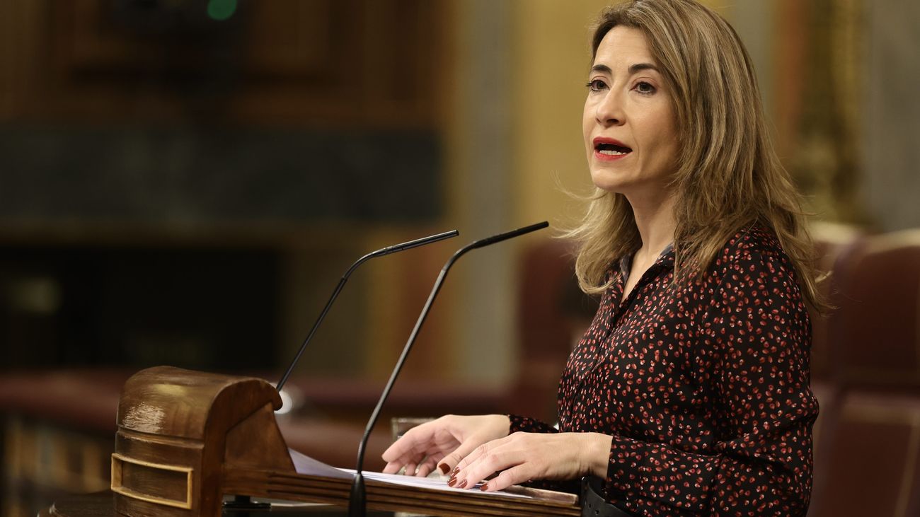 La ministra de Transportes, Movilidad y Agenda Urbana, Raquel Sánchez