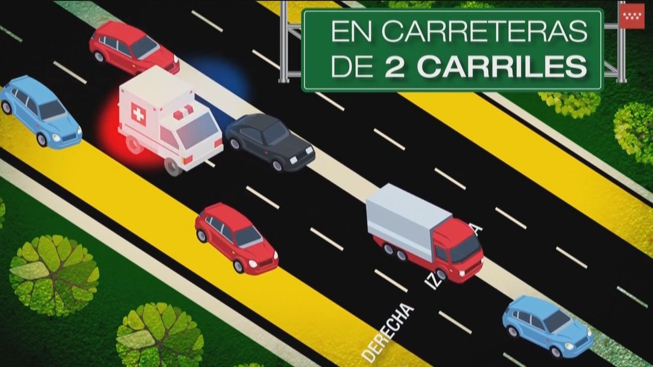 El 112 pone en marcha la campaña 'Deja Paso' sobre cómo actuar ante un vehículo de emergencias