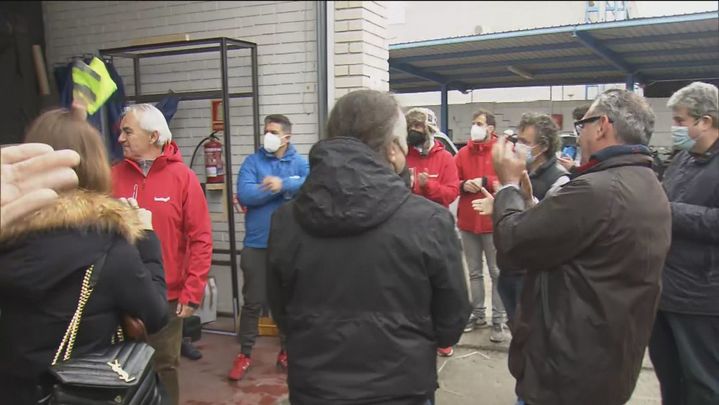 La caravana solidaria con ayuda solidaria parte desde Alcobendas / TELEMADRID