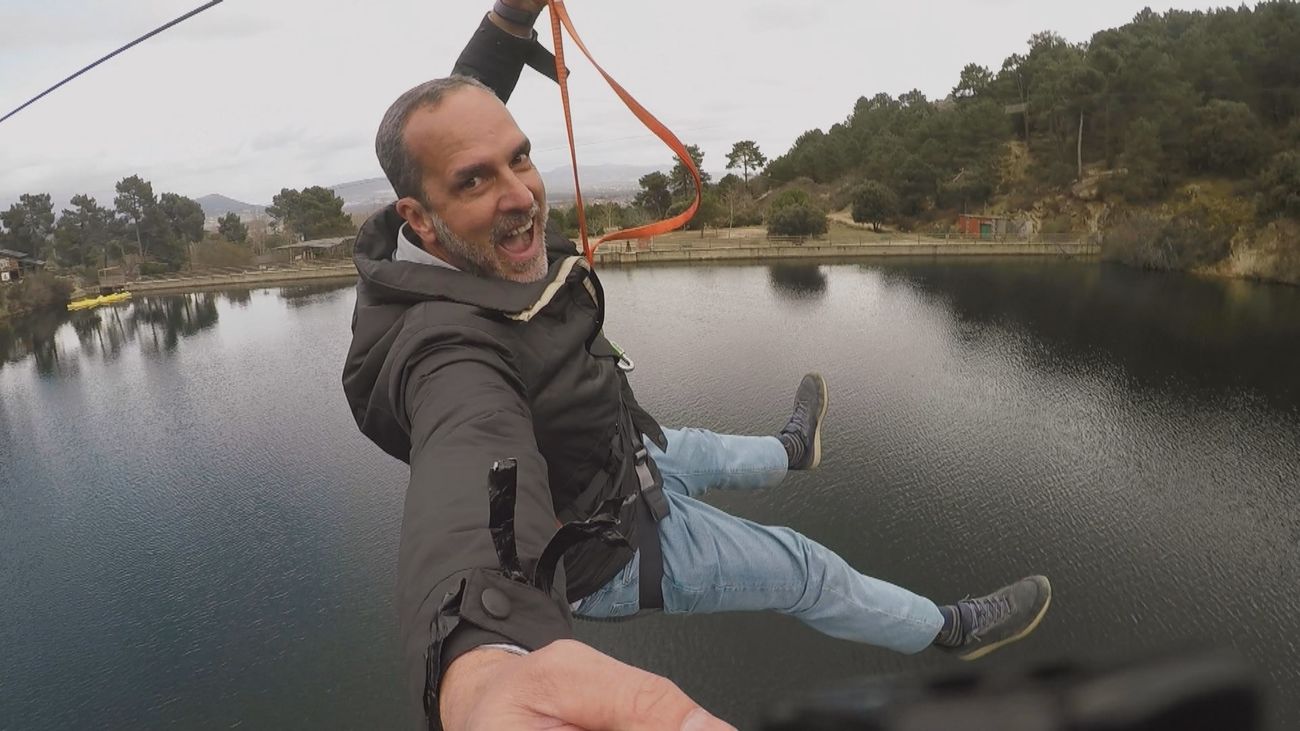 Bienvenidos a la tirolina entre árboles más larga de España. ¡Y está en Guadarrama!