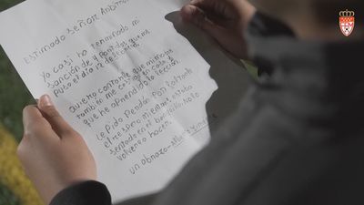 Un alevín del Atlético Loeches pide perdón por carta al árbitro que le expulsó