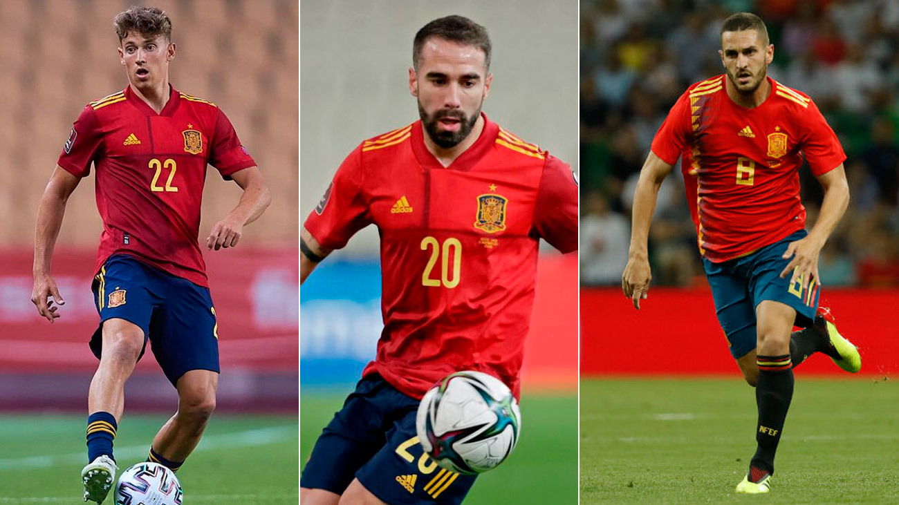 Marcos Llorente, Dani Carvajal y Koke, llamados a la selección española