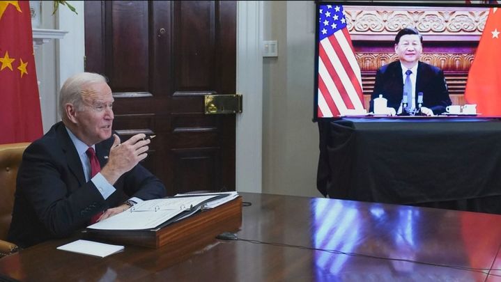 Biden y Xi en una videoconferencia / REDACCIÓN